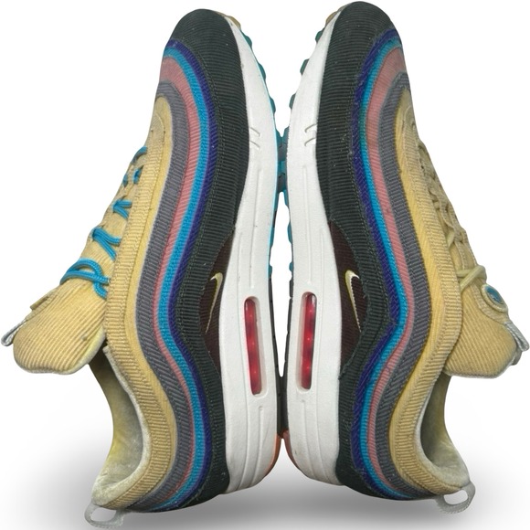 Nike Air Max 1/97 Sean Wotherspoon 2018 Corduroy AJ4219-400 Sz 15 Rare Authentic - Picture 11 of 12